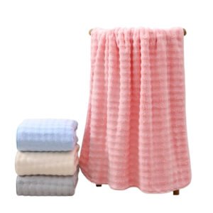 BCF-1-New Coral Fleece Bath Towel