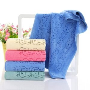 BNT-Microfiber Towel,Bunny pattern