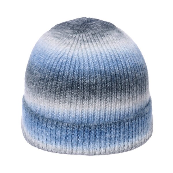 GTH:Gradient-color Tie-dye Knitted Hat - Image 3