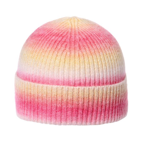 GTH:Gradient-color Tie-dye Knitted Hat - Image 5