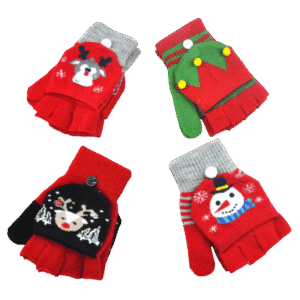 MCG Christmas knitted gloves